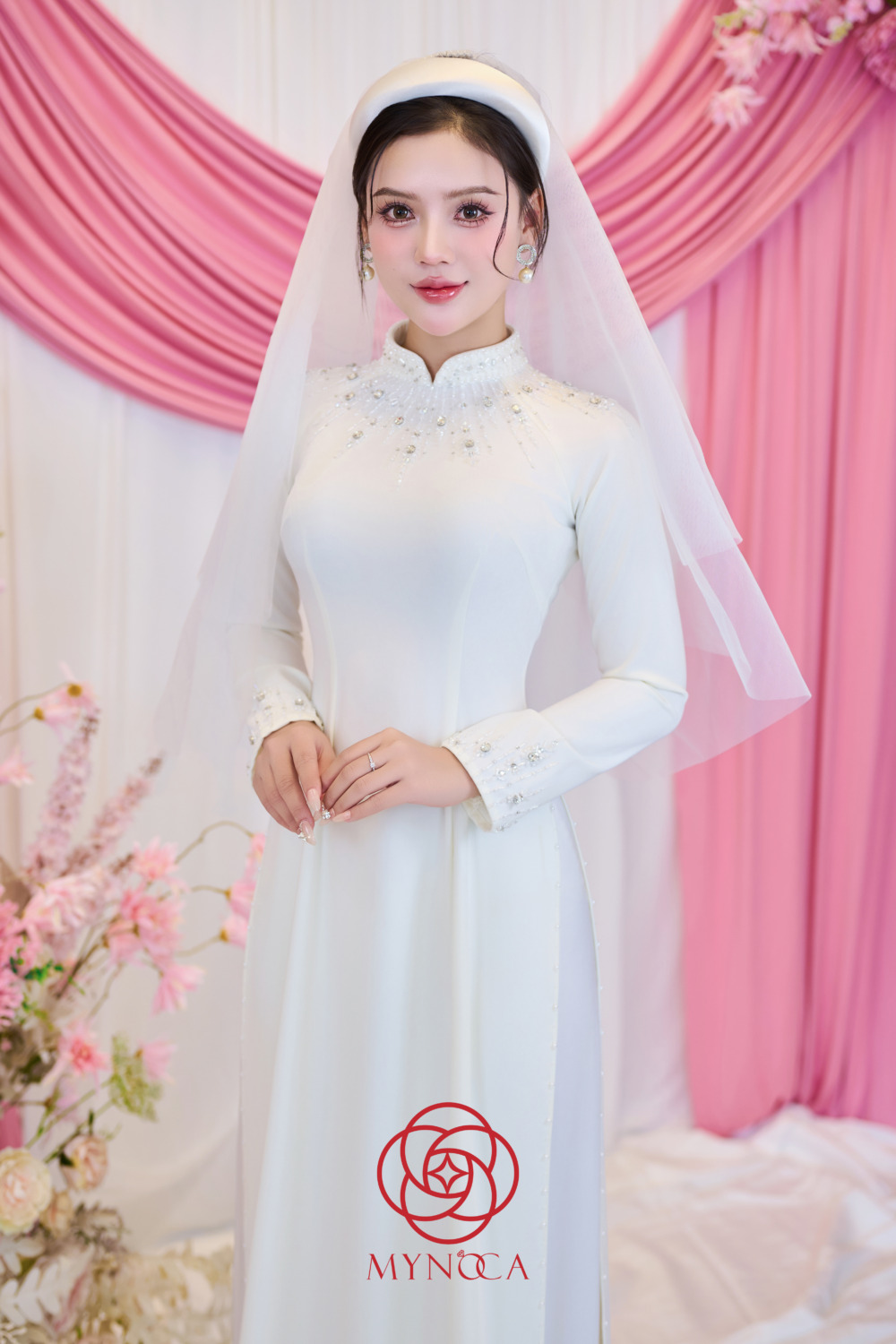 MCD059 - Áo dài cưới - Ảnh 2
