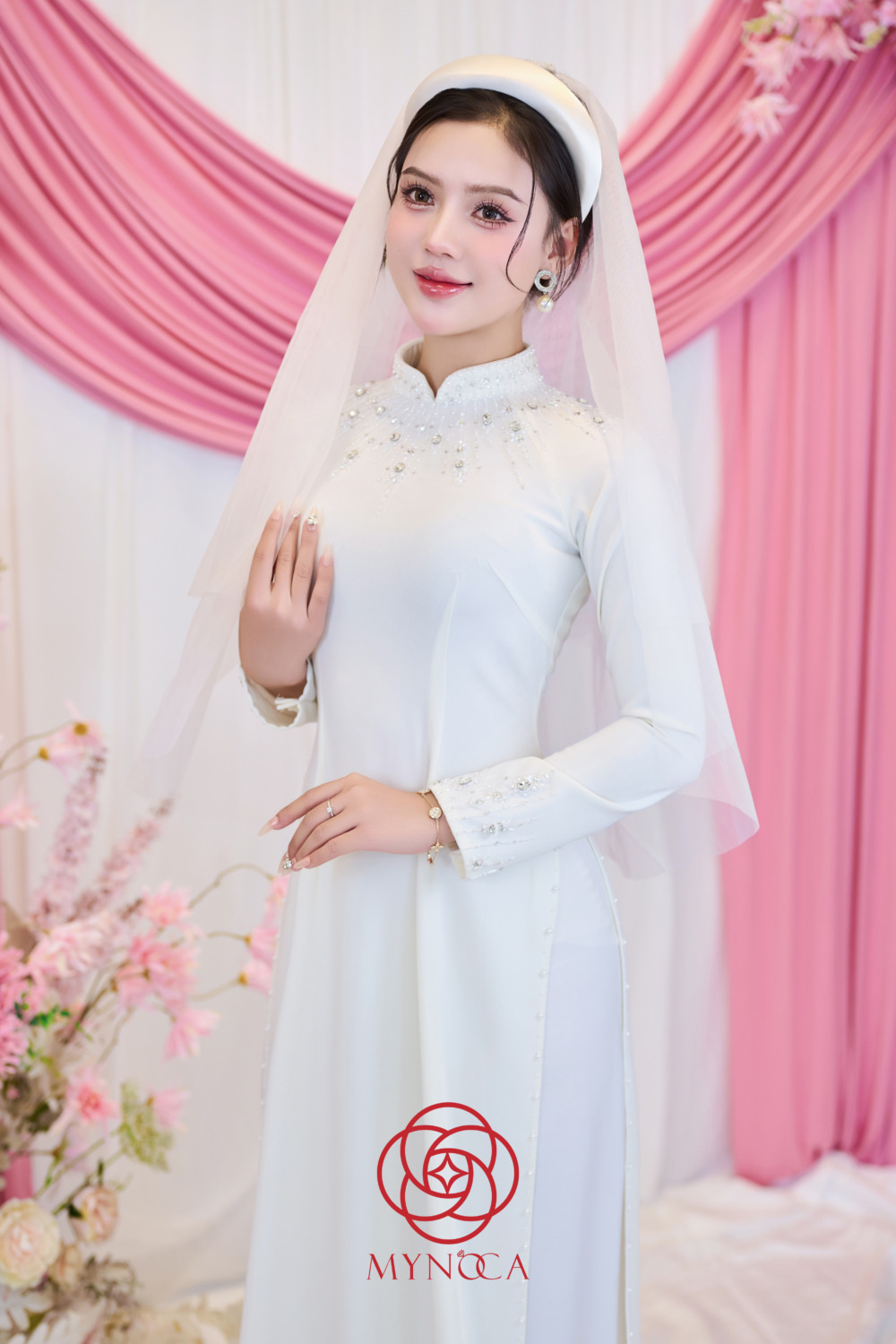 MCD059 - Áo dài cưới - Ảnh 4
