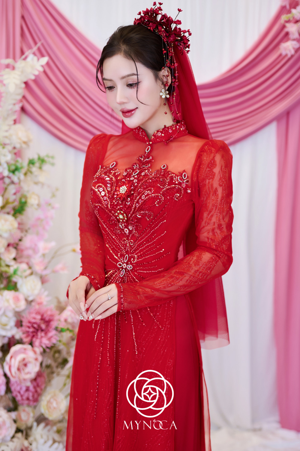 MCD063 - Áo dài cưới - Ảnh 2