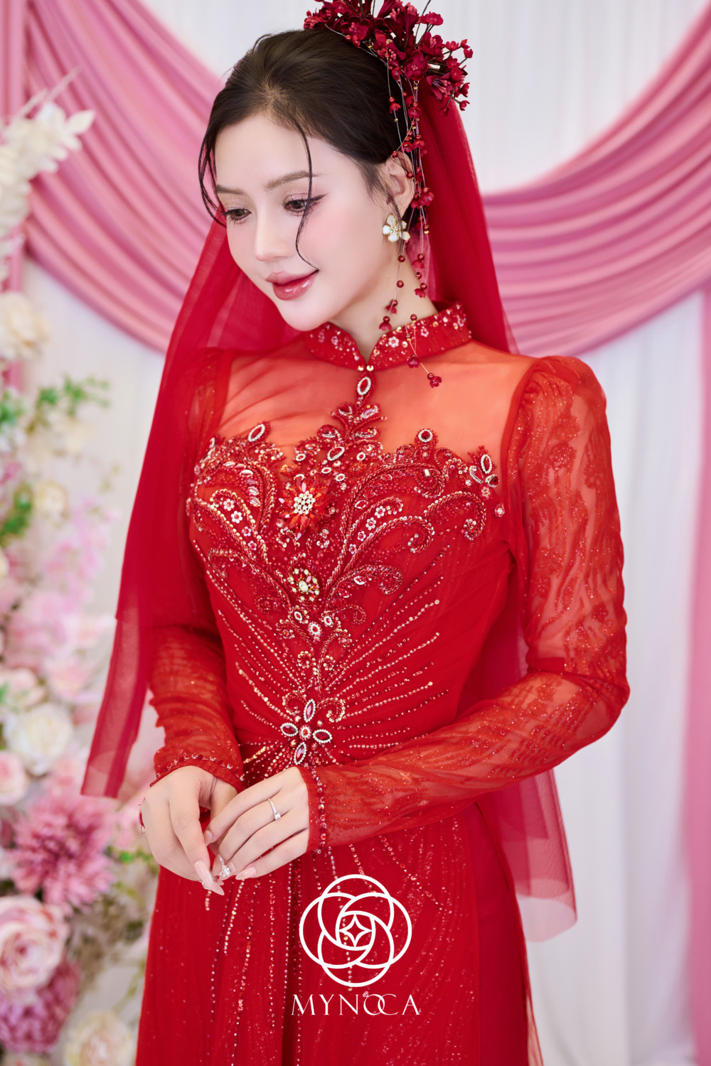 MCD063 - Áo dài cưới - Ảnh 5