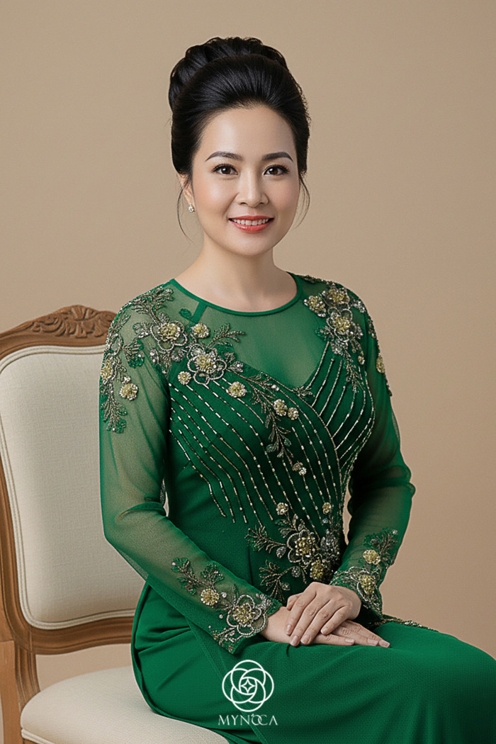 MBS028 - Áo dài bà sui - Ảnh 3