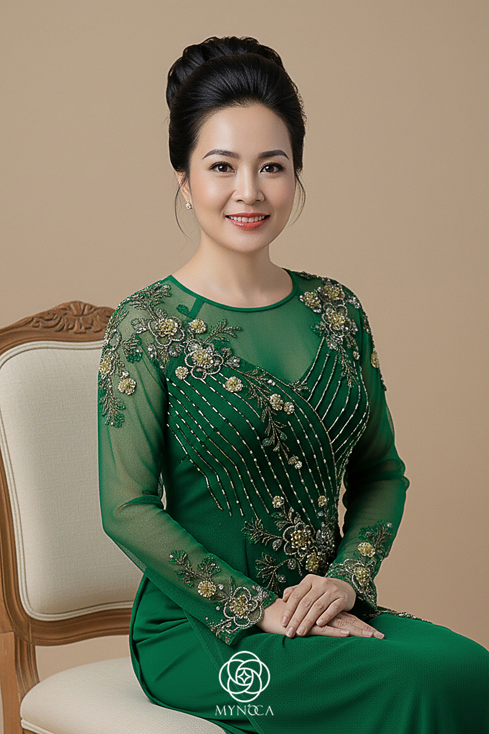 MBS028 - Áo dài bà sui - Ảnh 3