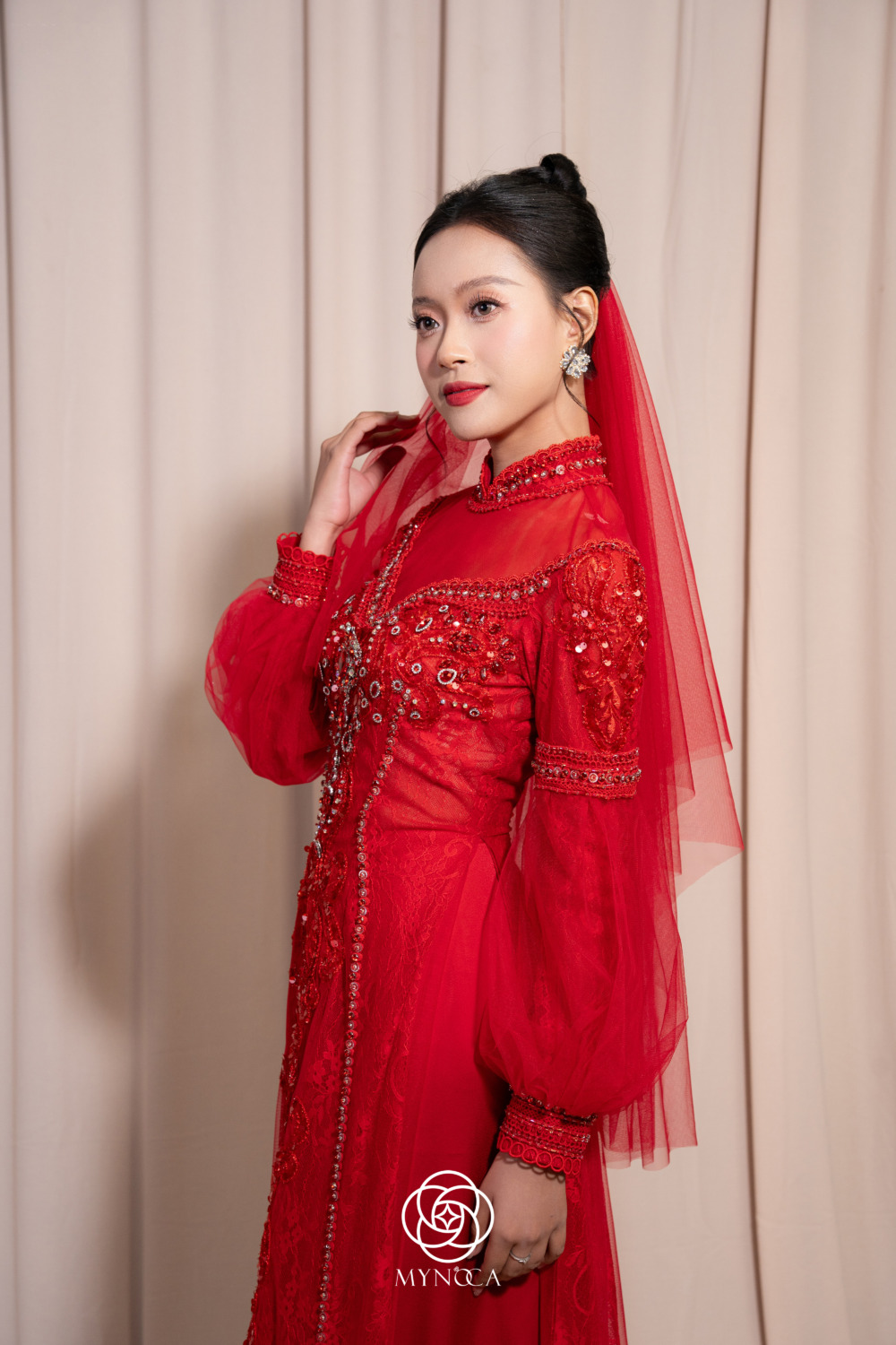 MCD073 - Áo dài cưới - Ảnh 2