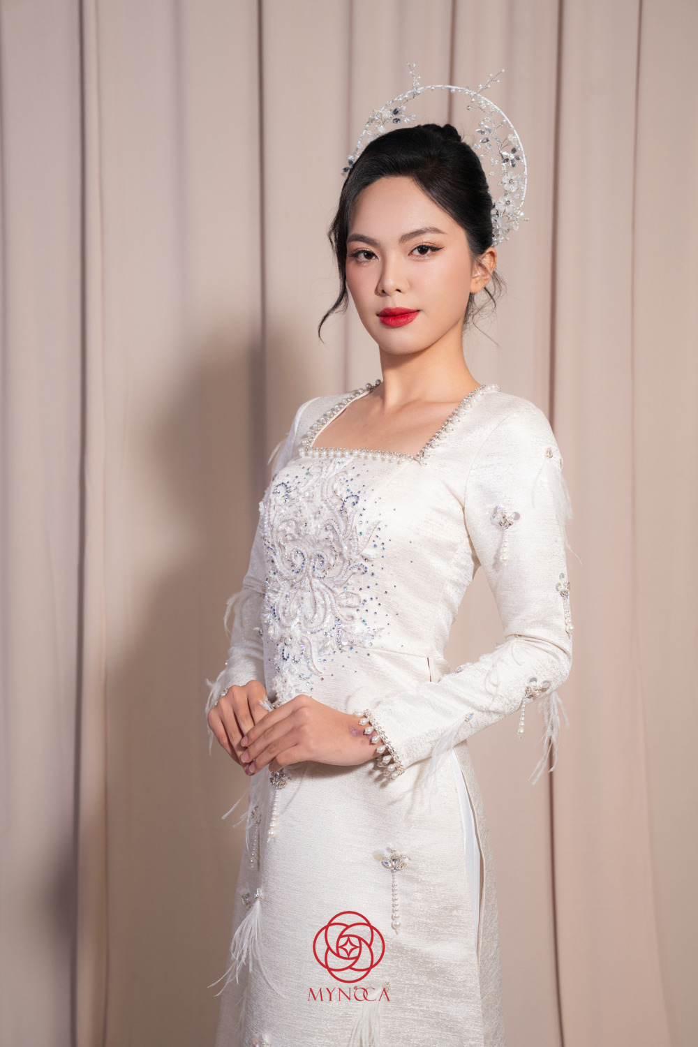 MCD078 - Áo dài cưới - Ảnh 2